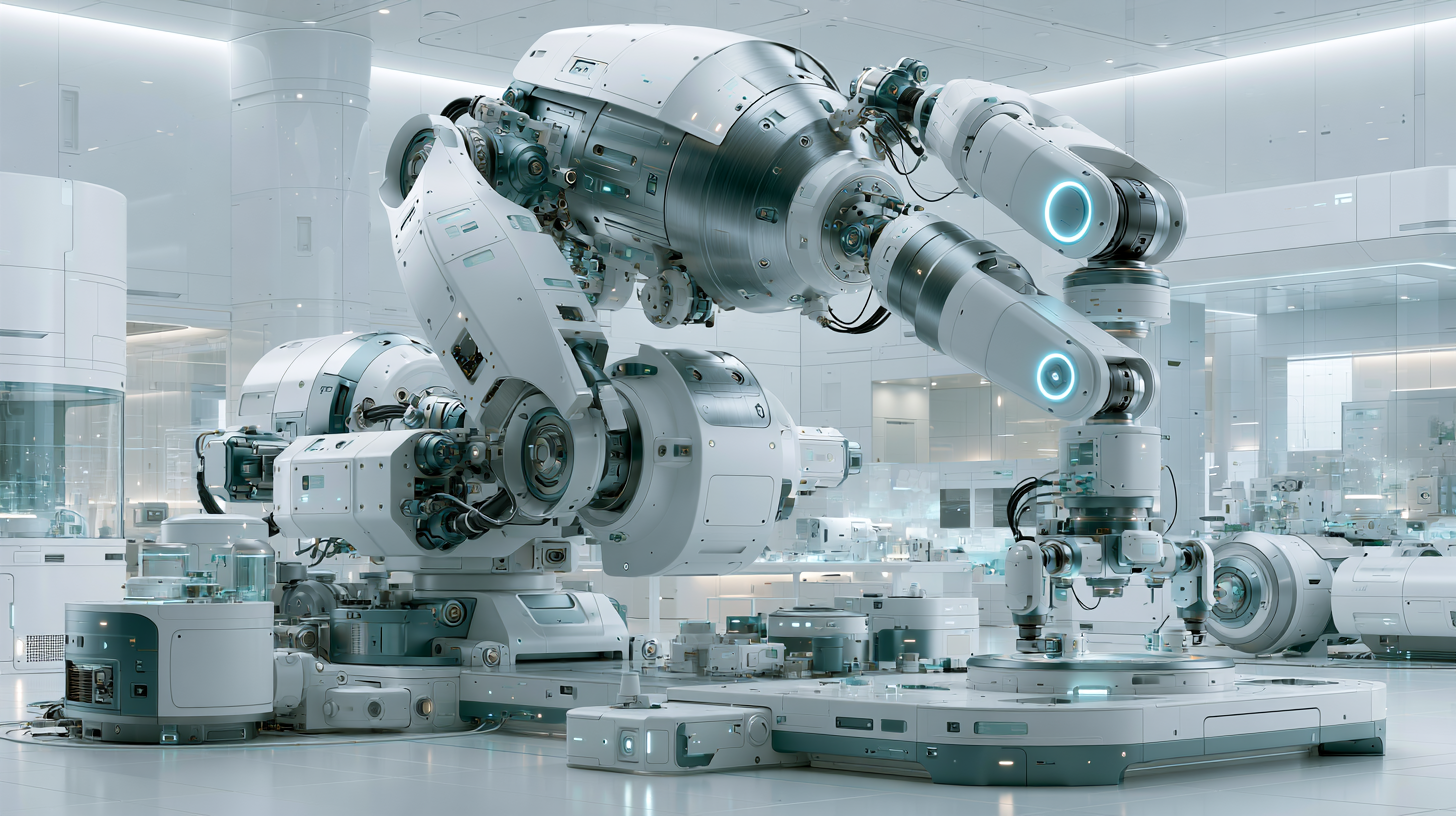 Assembly — concept visualization of robotics